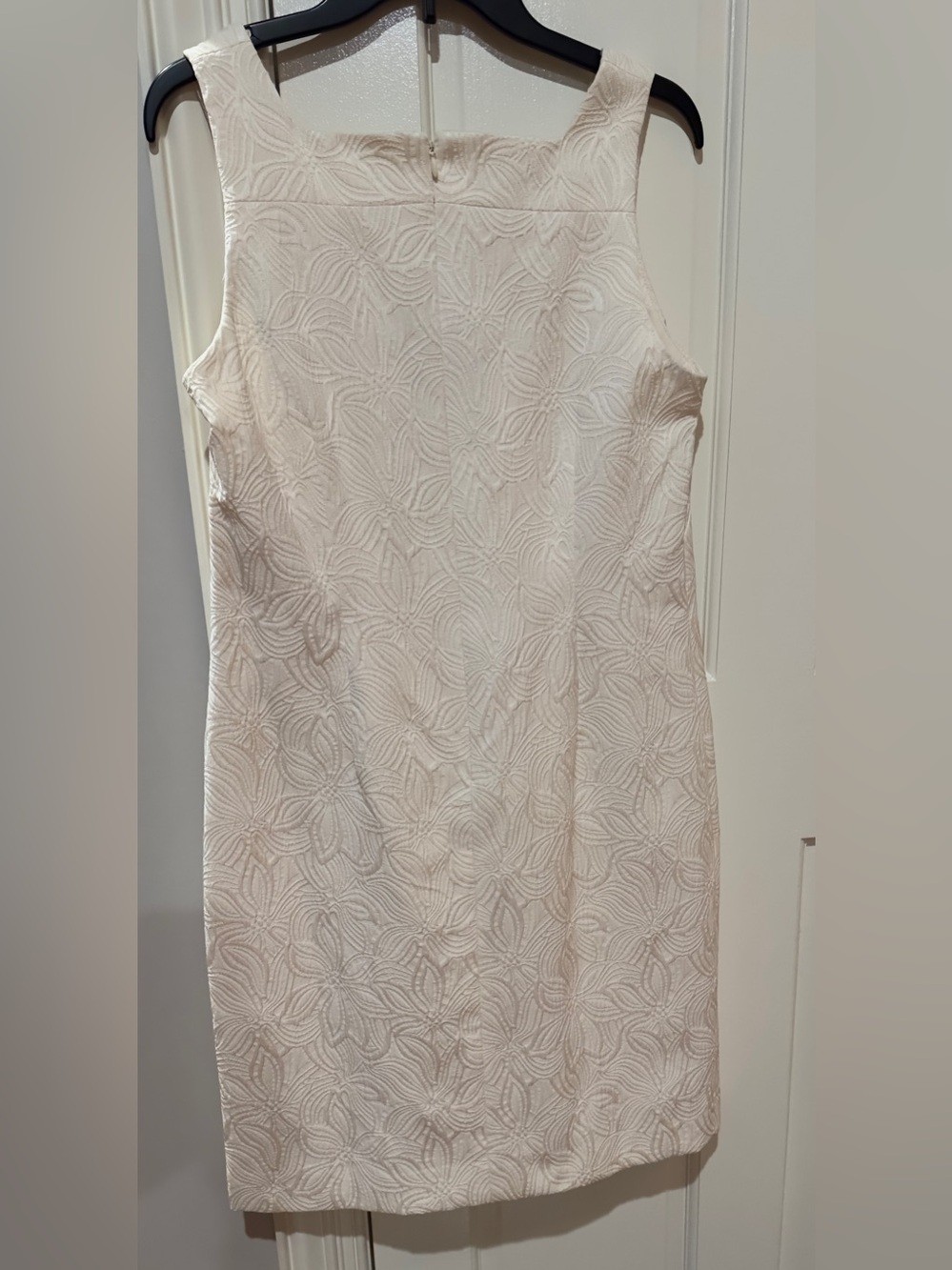Evan Picone Ivory Textured Dress - Picture 5 of 8